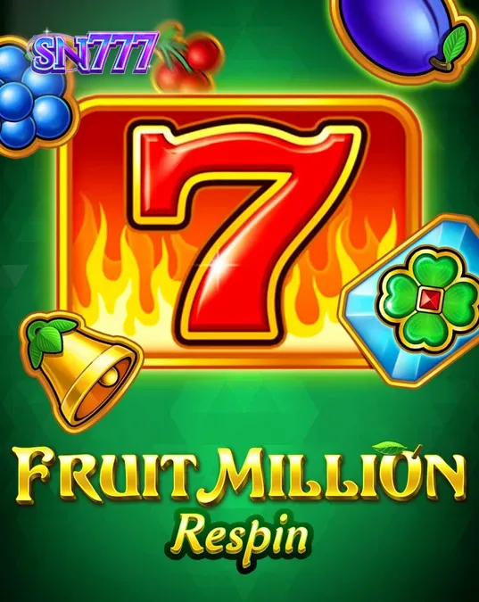 Tampilan layar permainan Fruit Million Respin pada perangkat seluler