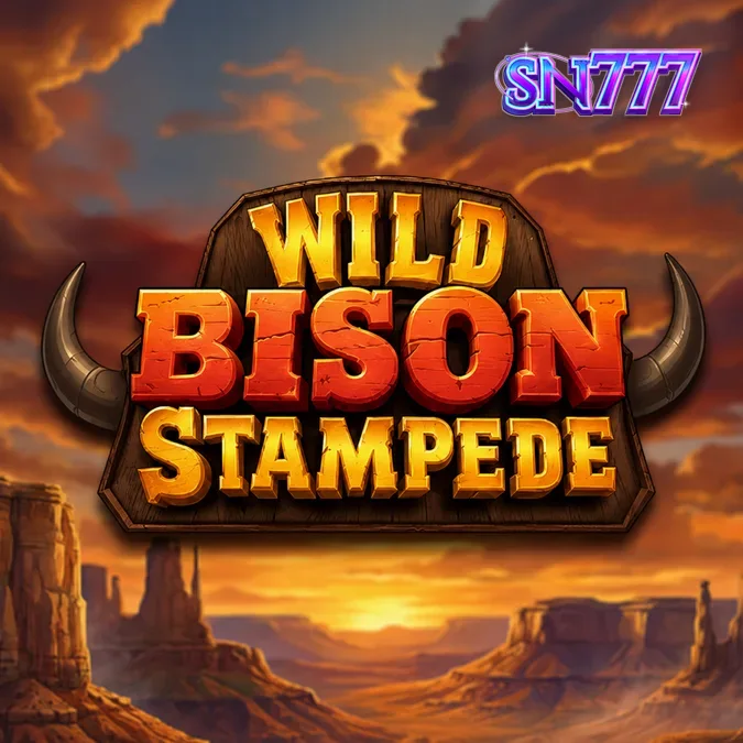 Tampilan visual gulungan slot Wild Bison Stampede dengan tema alam liar